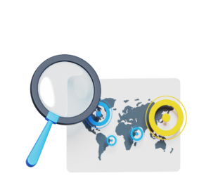 Diagram showing Flowcate’s global network for location data interoperability