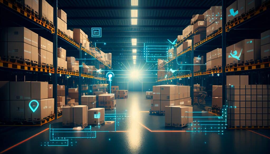 Image of intelligent warehouse