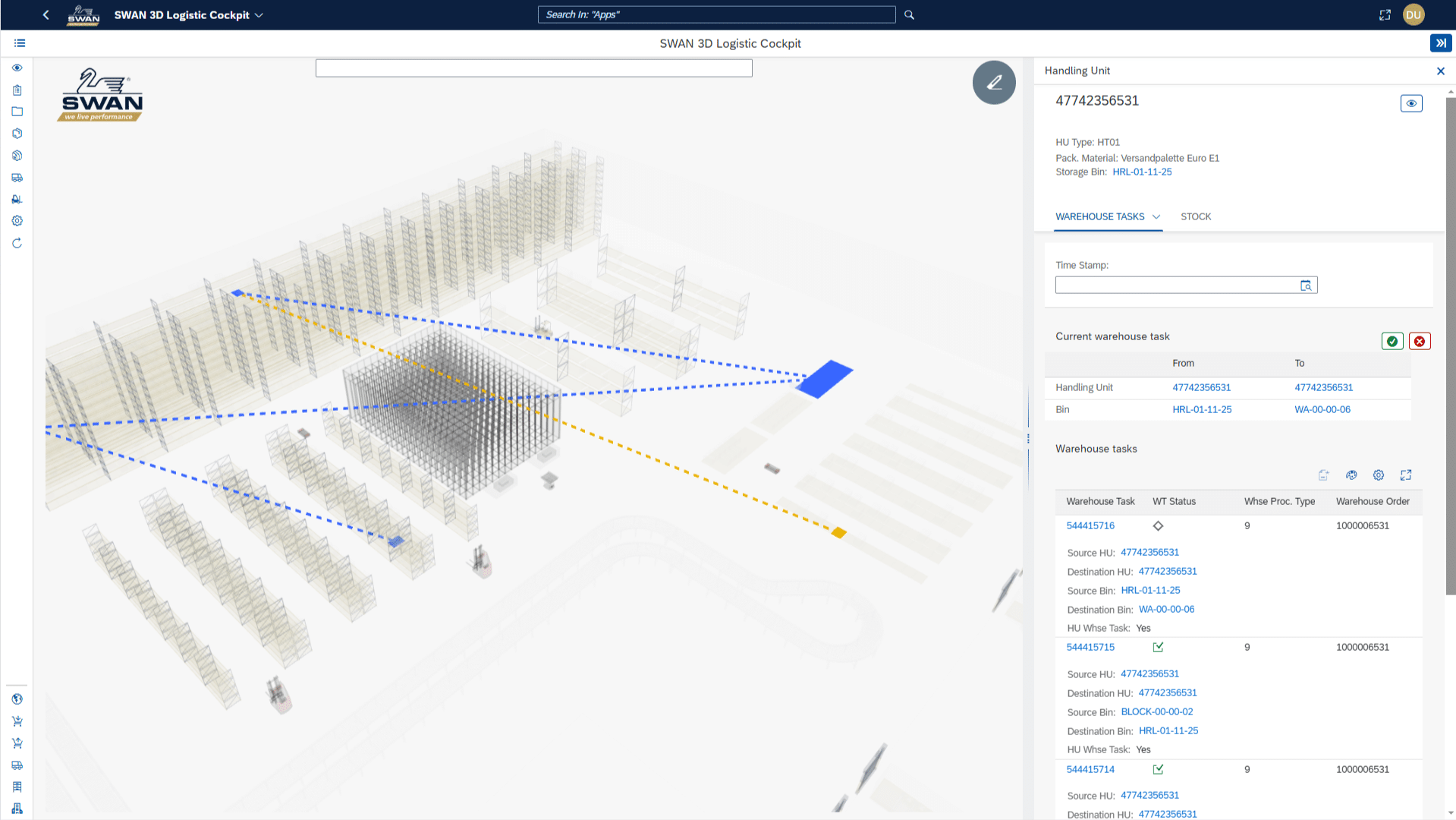 SAP powered by RTLS and DeepHub